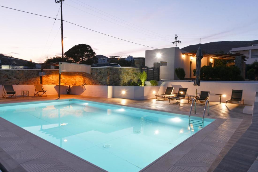 Flora'S Beach And Pool Villa In Syros Liaropá 外观 照片