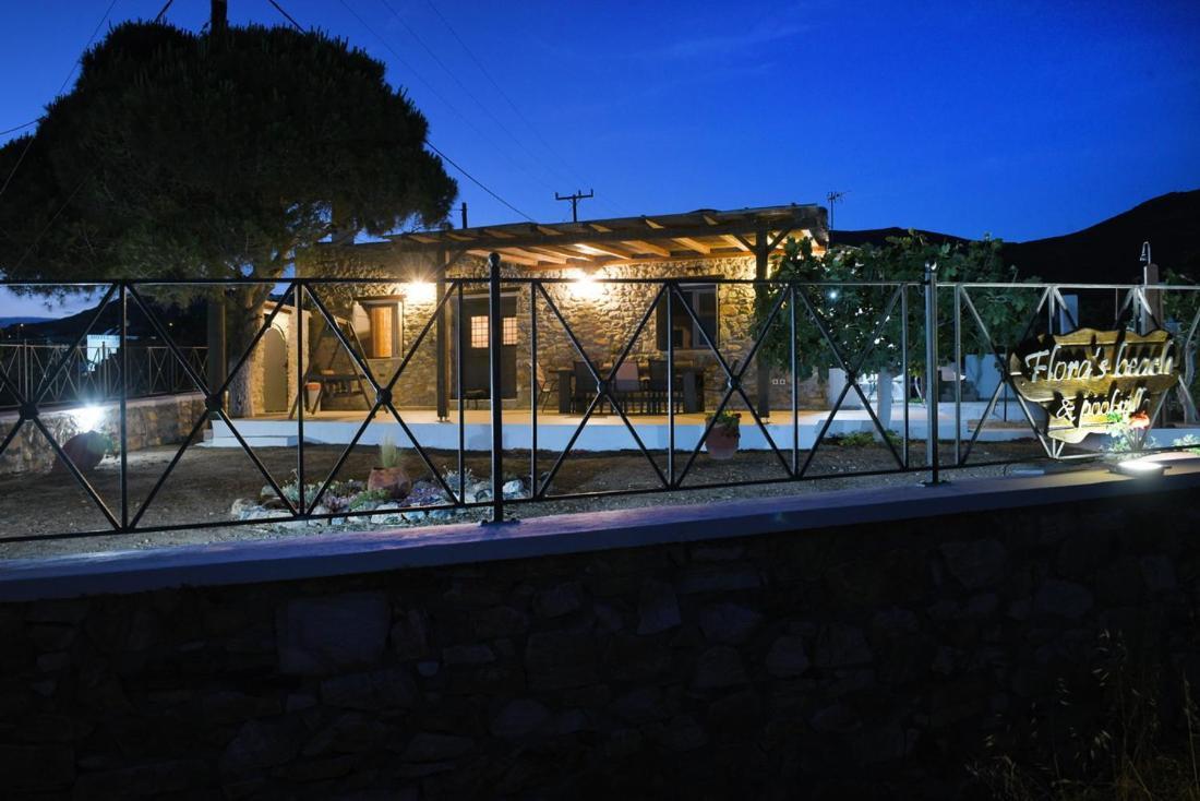 Flora'S Beach And Pool Villa In Syros Liaropá 外观 照片